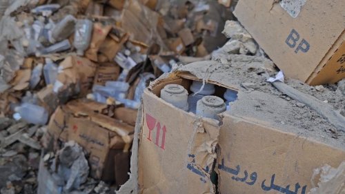 Israeli army destroys medical supplies in attack on warehouse at Nasser Hospital in southern Gaza