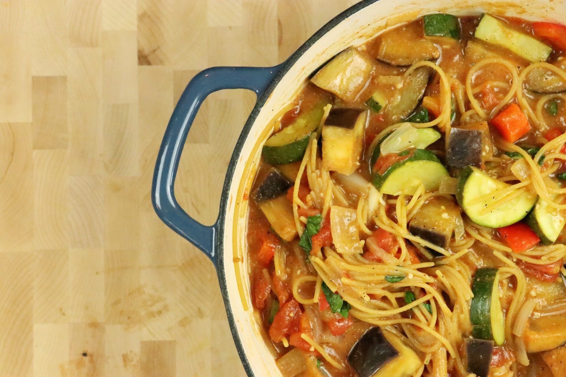 One-Pot Ratatouille Spaghetti — Plus More Delicious One Pot Meals