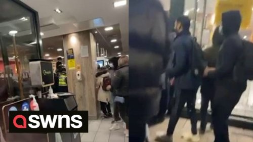 Dozens of people flee in panic after hearing a "gunshot" in a UK McDonald’s