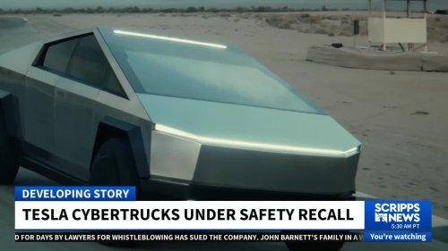 Tesla Cybertrucks under safety recall