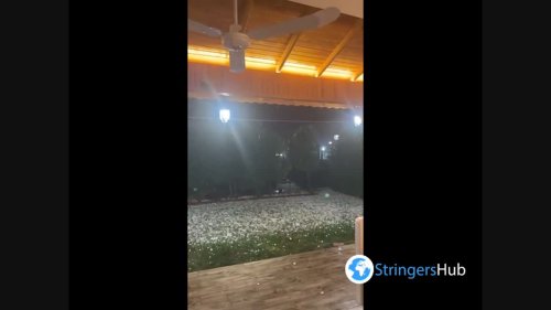 Turkey is now faced with hail the size of an orange