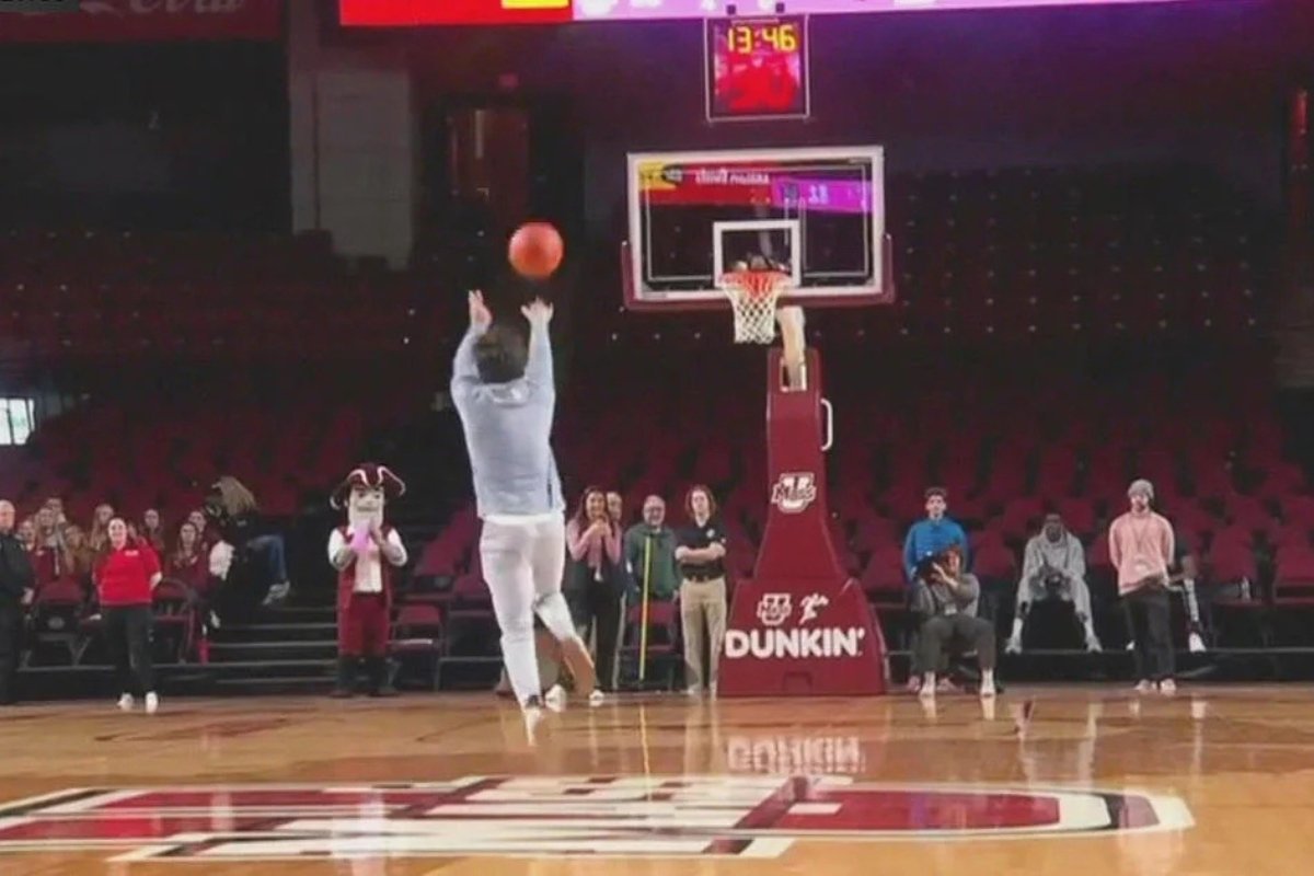 UMass student hits half-court shot, but gets scammed out of $10K