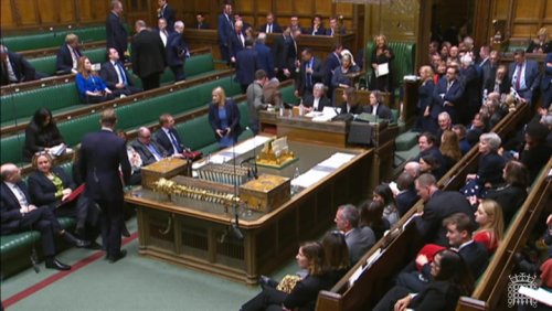 Moment Tory and SNP MPs walk out of Commons over Speaker’s handling of Gaza vote