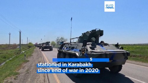 Russia begins to withdraw its peacekeeper forces from Karabakh