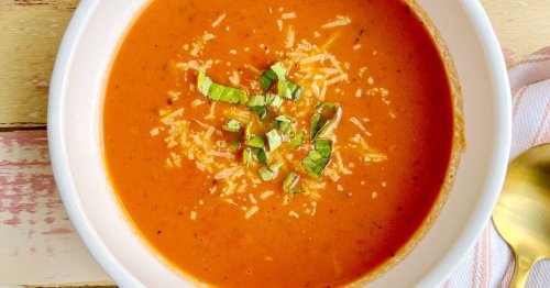 Make the best tomato soup you've ever had with only 3 ingredients
