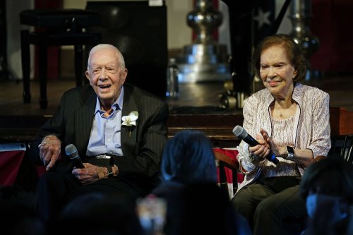 Jimmy Carter celebrating 98 with family, friends, baseball
