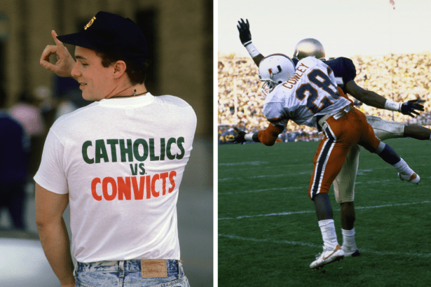 The t-shirt that sparked a major college football rivalry