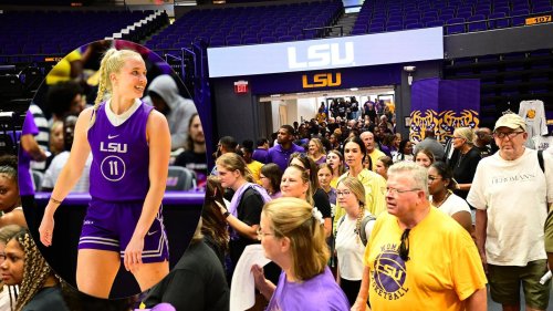 Hailey Van Lith is turning heads during her first practice at LSU