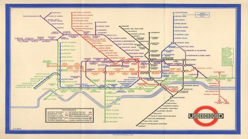 Why the 1933 London Tube Map Is Still Considered Design Genius