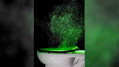 Must See! This is How Toilet Water Aerosolizes and Spray Out of the Bowl Every Time You Flush