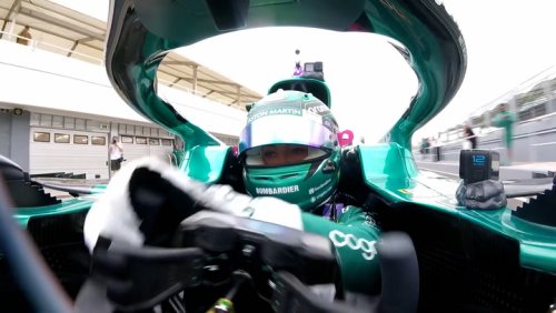 Jessica Hawkins becomes first woman to test F1 car since 2018 as she completes Aston Martin laps
