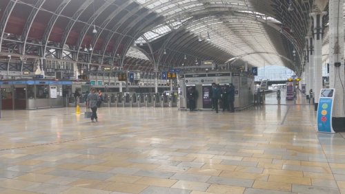 Rail strikes: London’s busiest train stations empty ahead of FA Cup final at Wembley