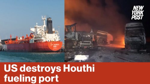 US forces destroy Houthi fueling port | Reporter Replay