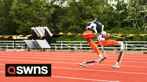 A 100-metre sprint record has been broken - by a robot