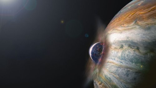 What If Jupiter Swallowed Earth?