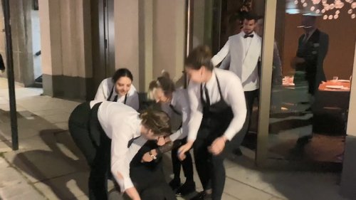 Moment activists physically removed from Salt Bae’s London steakhouse after protest