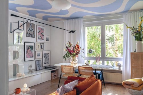 After 10 years of beige, this creative decided to go technicolor in her home