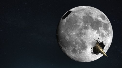 What If We Dug a Hole Through the Moon?