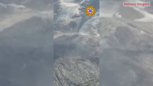 Deadly Italian Alps Avalanche Caught on Camera