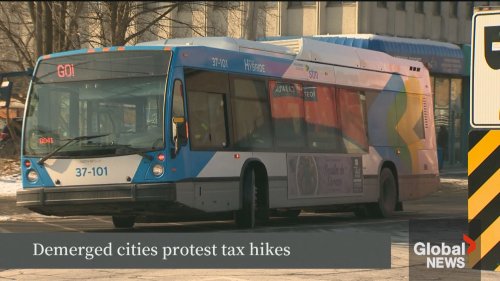 Demerged cities protest tax hikes