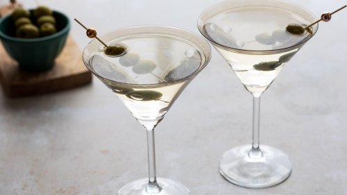 The Flavorful Way Alton Brown Upgrades His Dirty Martini