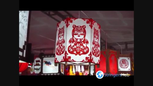 Citizens Celebrate The Lantern Festival In Qingdao, China