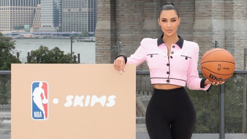 Kim Kardashian is entering her NBA era as the official underwear partner 