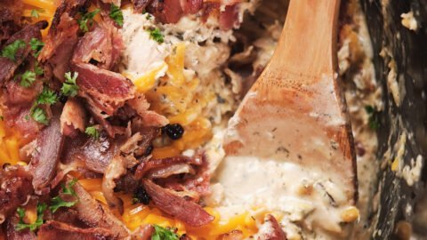 Slow Cooker Cheesy Ranch Chicken