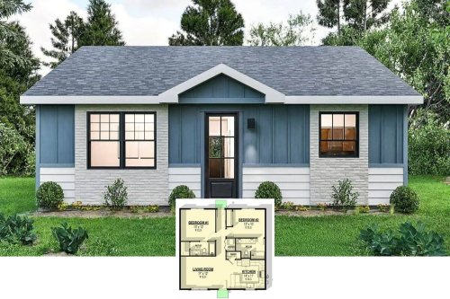 12 Two-Bedroom House Plans Designed for Real Life