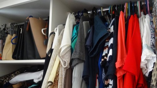 Double Your Closet Hanging Space With IKEA's $5 Storage Solution
