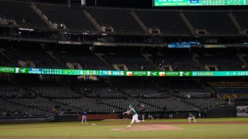 Fans are intrigued and outraged as cameras spot lewd act in empty A's stadium