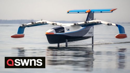 Incredible 'world first' hybrid seaglider vehicle completes test flights