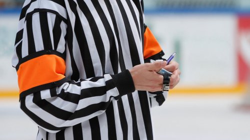 Watch the wild moment hockey dad goes rogue and attacks ref