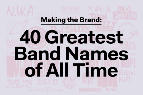 We ranked the greatest band names of all time