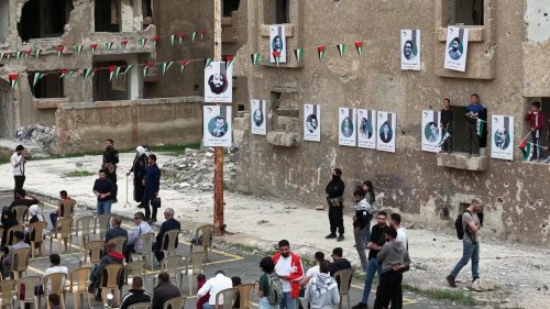 Syria: Israeli attacks on Syria and Palestine protested in Damascus' Yarmouk Palestinian refugee camp