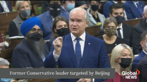 Former Canadian Conservative leader targeted by China