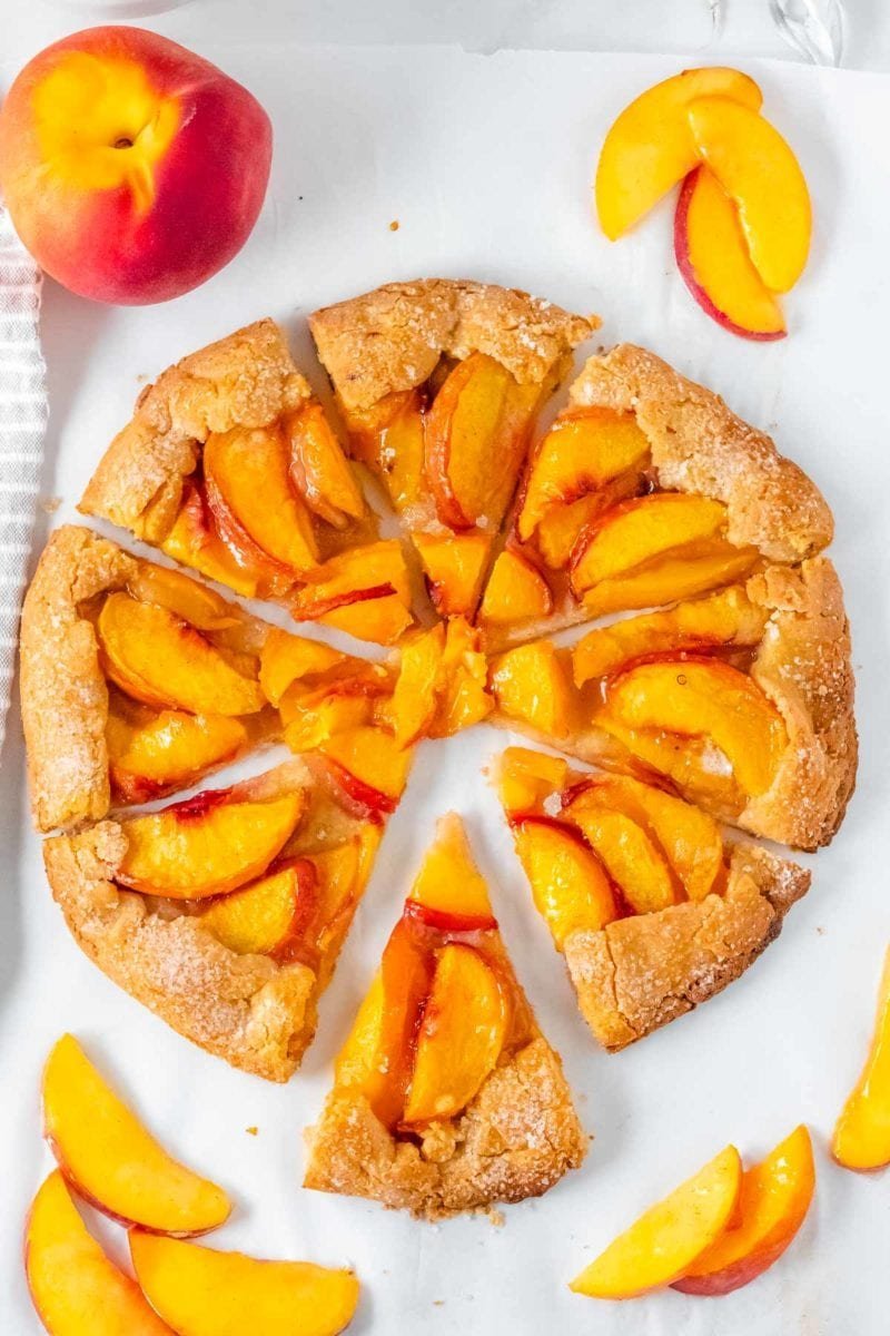 Peach Crostata | Rustic Peach Galette