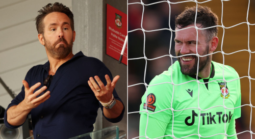 Ryan Reynolds reveals bizarre Deadpool prop he's gifting Wrexham goalkeeper
