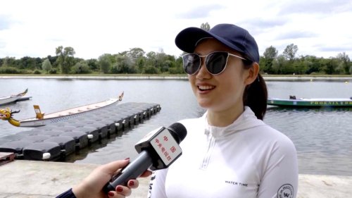France: Dragon boat teams race on Seine River