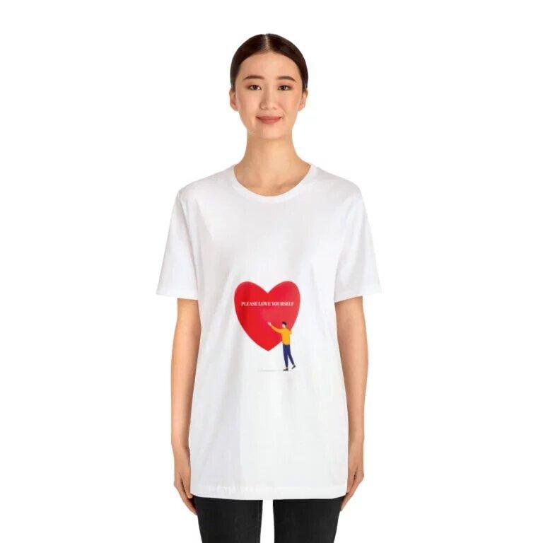 PLEASE LOVE YOURSELF UNISEX TEE cover image