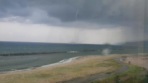 Waterspouts Spotted Off Niigata Prefecture, Japan 2