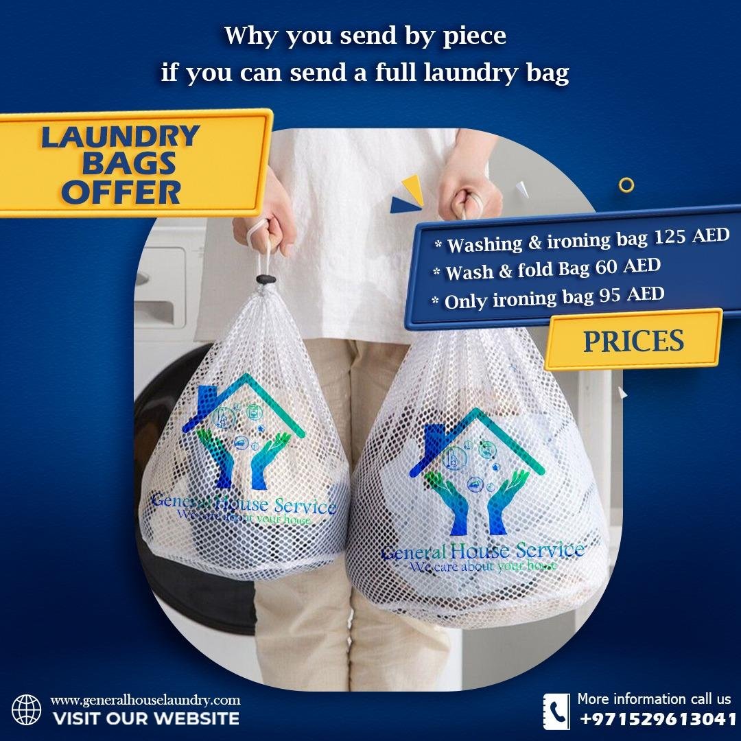 UAE Laundry Bag Services Dubai – General Best Laundry Bag service
 cover image