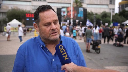 Israel: Tel Aviv protesters demand Israeli gov't to ramp up hostage rescue efforts