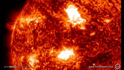 Sunspot Pair May Have Erupted With 'Sympathetic Solar Flares'