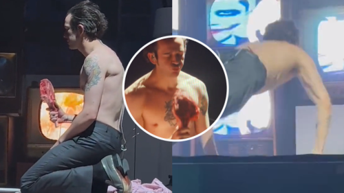 The 1975's Matty Healy just can't help himself