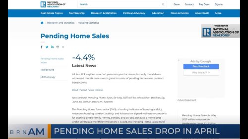 BRN AM | Pending home sales drop in April