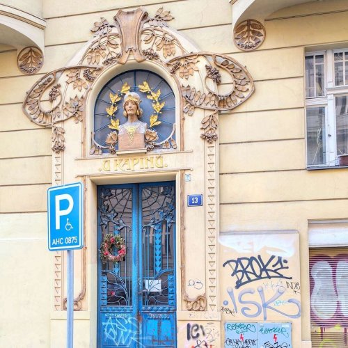 Last Chance to Vote for the Door of the Week! Prague's Art Nouveau Doors