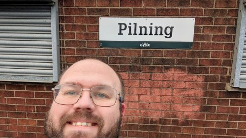 A railway nut has travelled to every train station in the UK in just six weeks