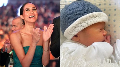 Meghan Markle's first meeting with Princess Eugenie's new baby