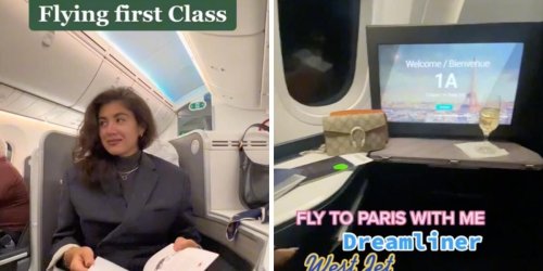 TikToks Show What 'First Class' Is Like On Air Canada vs. WestJet